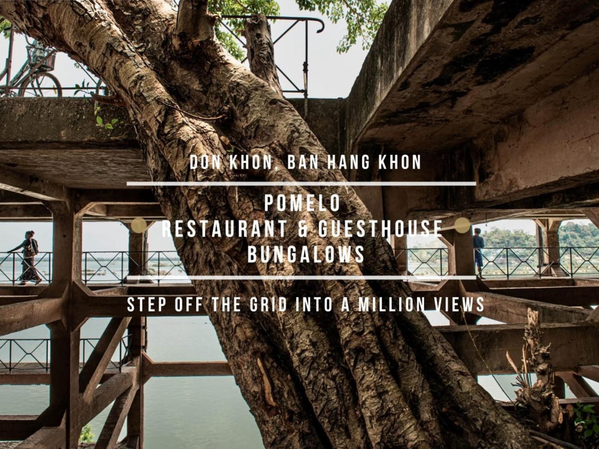 Pomelo Restaurant And Guesthouse - Fishermen & Tammarine Cottages Riverfront - Experience Nature, Culture And Adventure & Tailor-Made Tour Ban Khon Exteriér fotografie